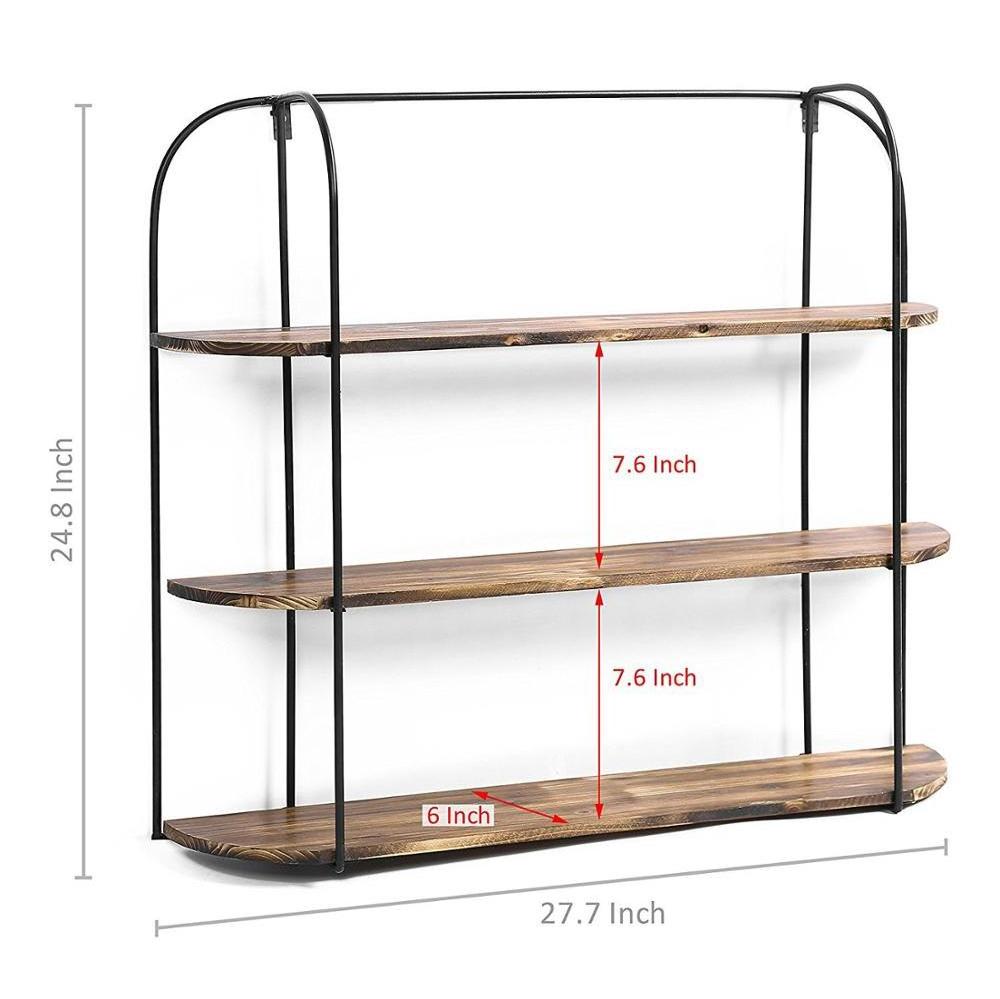 Modern metal wire wall bedside shelf floating shelves decor nordic living room furniture