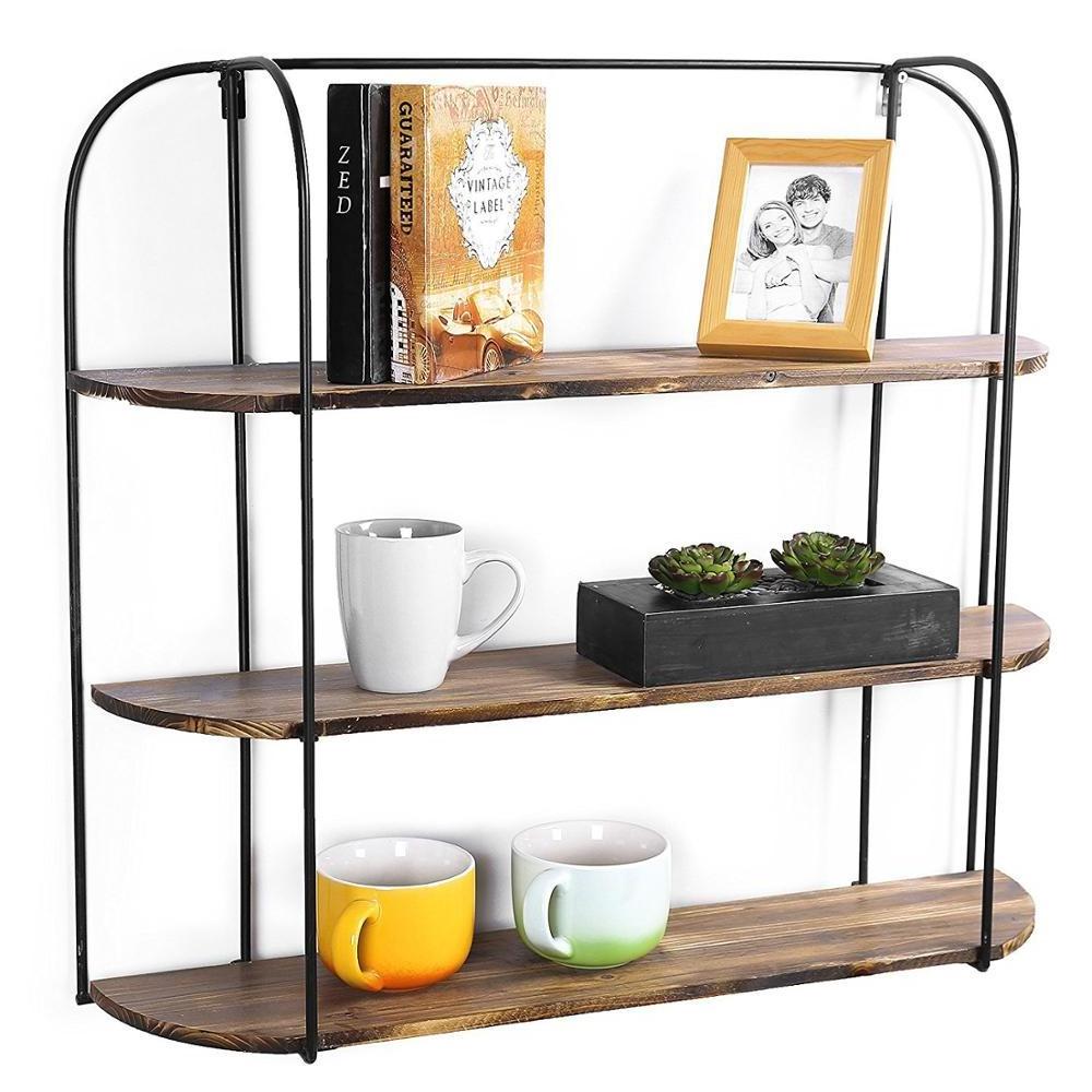 Modern metal wire wall bedside shelf floating shelves decor nordic living room furniture