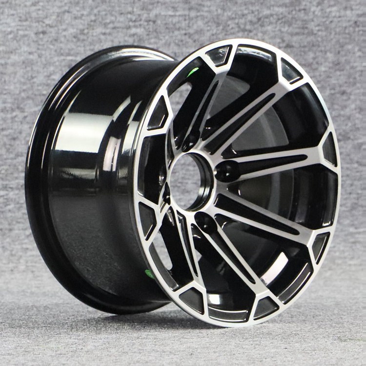 Black customized wheel 12 inch ATV accessories 12