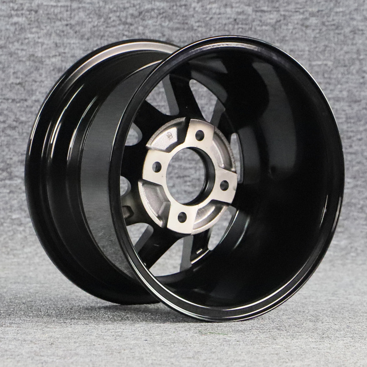 Black customized wheel 12 inch ATV accessories 12