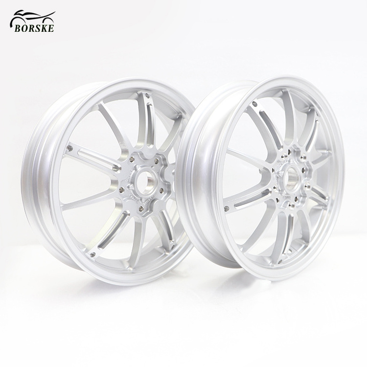 Borske Factory 3.0x12 inch Casting CNC 300CC aluminum alloy motorcycle scooter wheel rims for Vespa GTS 300