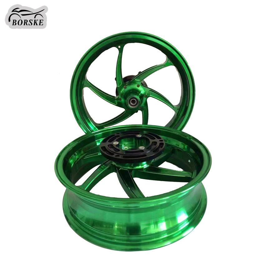 Scooter Parts Motorcycle Accessories Bright Green Red 14 15 Inch Aluminium Alloy Disc Wheel Rim for Honda Forza 350