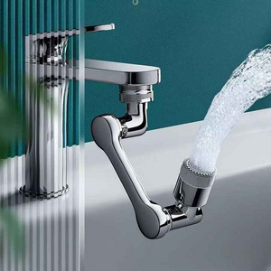 Sprayer 1080 degree all-copper universal faucet Anti-splash Spout mechanical arm extender gargle brush teeth and wash hair