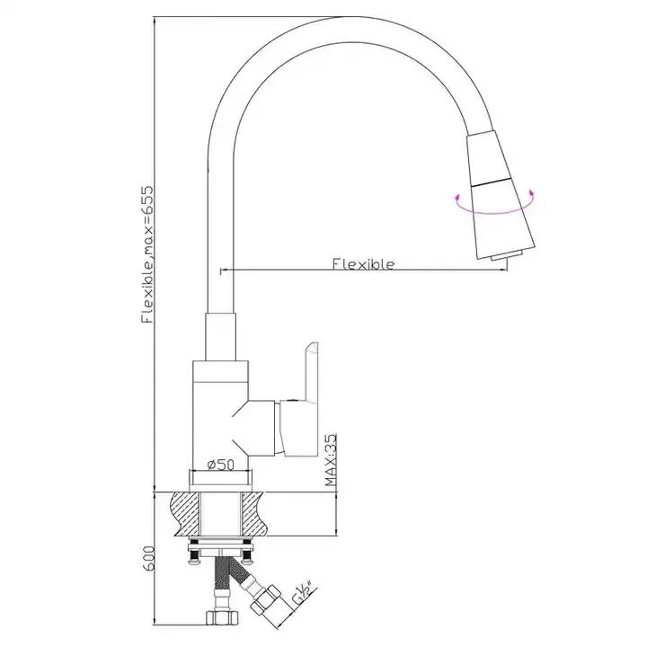 New Design Hotel Luxury upc 360 Rotating Basin Swivel Tap Special Design and Widely Used silicone kitchen faucet