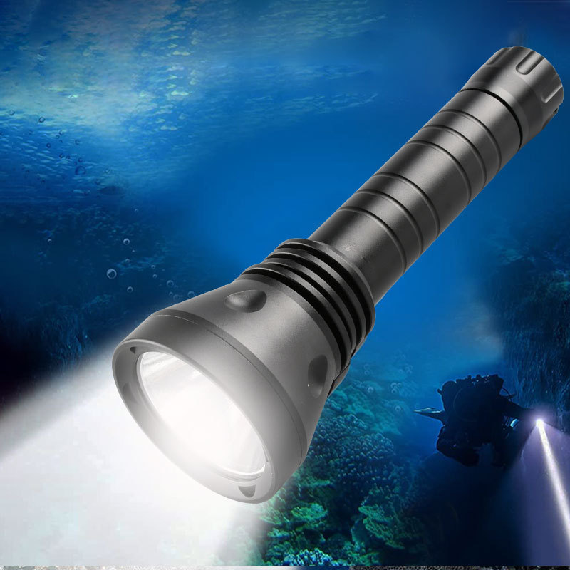 Brightenlux Custom XHP70 800 Lumen 800M Waterproof High Power Underwater LED P50 Scuba Diving Flashlight For Diving