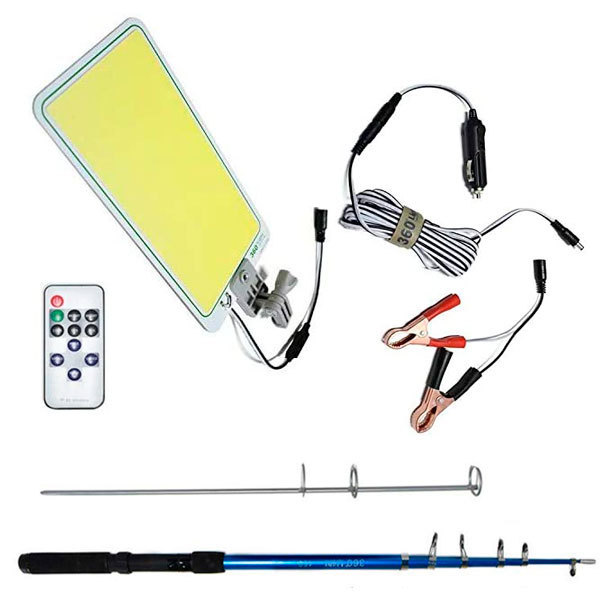 Hot Sale 4500LM Camping Light Weight Light Camping Outdoor Adjustable High Pole Tent Telescopic Rod Camping Led Light