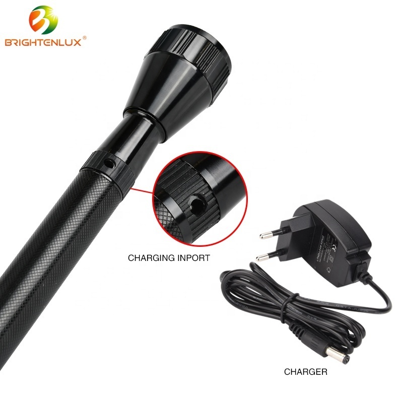 Factory Wholesale 3W Brightest Hunting Japan Flashlight Torch,Long Distance 1km Geepas Rechargeable LED Torch Light