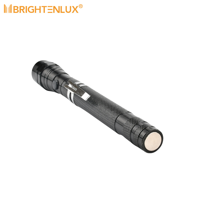 Brightenlux Strong Magnet 3 LED Flexible Multifunction Pick up Tool Light,Zoomable Telescopic clip Led Torch Flashlight magnetic