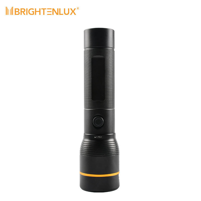 Brightenlux 2000 Lumen Zoomable Camping Waterproof USB Rechargeable High Power LED Flashlight