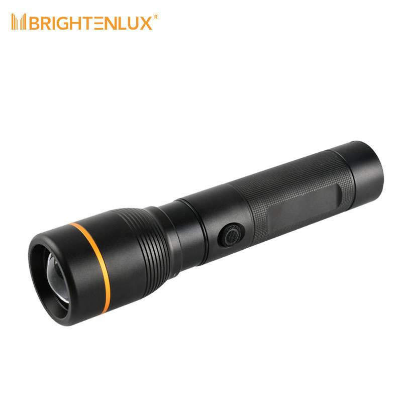 Brightenlux 2000 Lumen Zoomable Camping Waterproof USB Rechargeable High Power LED Flashlight