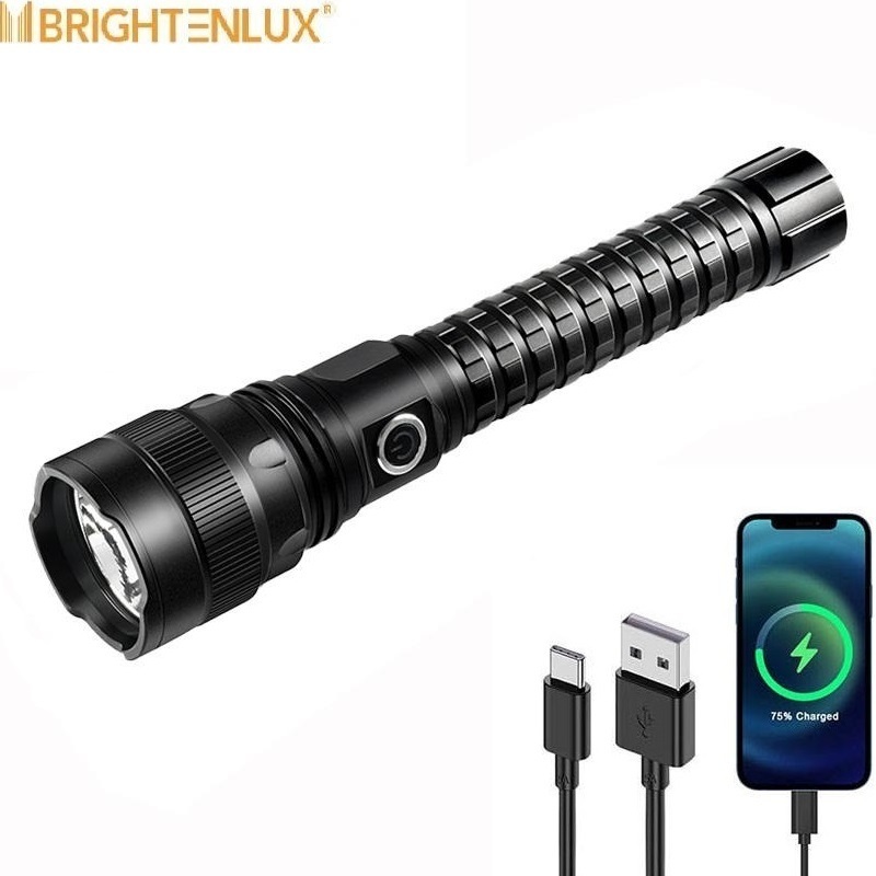 USB strong light 10000 lumen high power led taschenlampe super bright powerful 5000 lumens rechargeable xhp70 flashlight torches