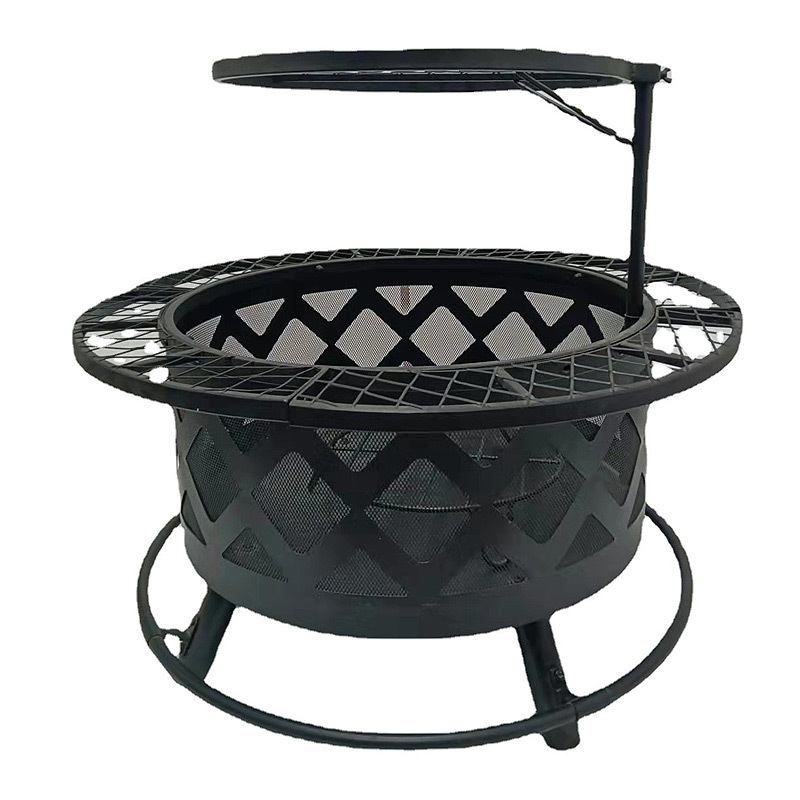 Outdoor/Camping/Garden Campfire Pop-Up Fire Pit Wood Burning BBQ Grill for Outdoor Activities