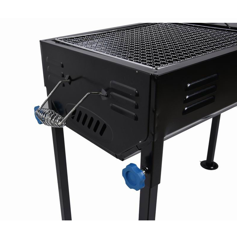 Heavy Duty Professional Adjustable Height Carbon Steel Meat Charcoal Barbecue Grill