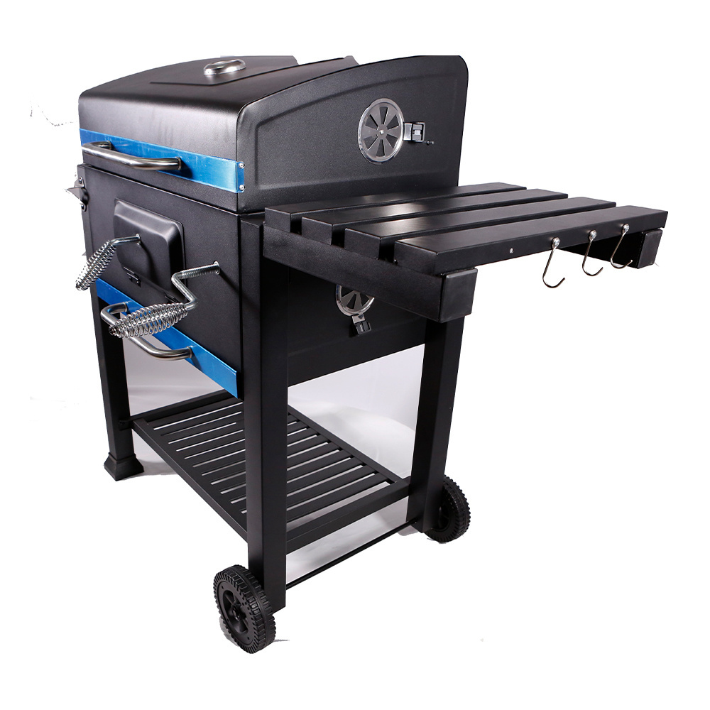 Large Heavy duty Commercial Stainless Steel Outdoor Gas  And Charcoal Bbq Grill  And  Removable Plate