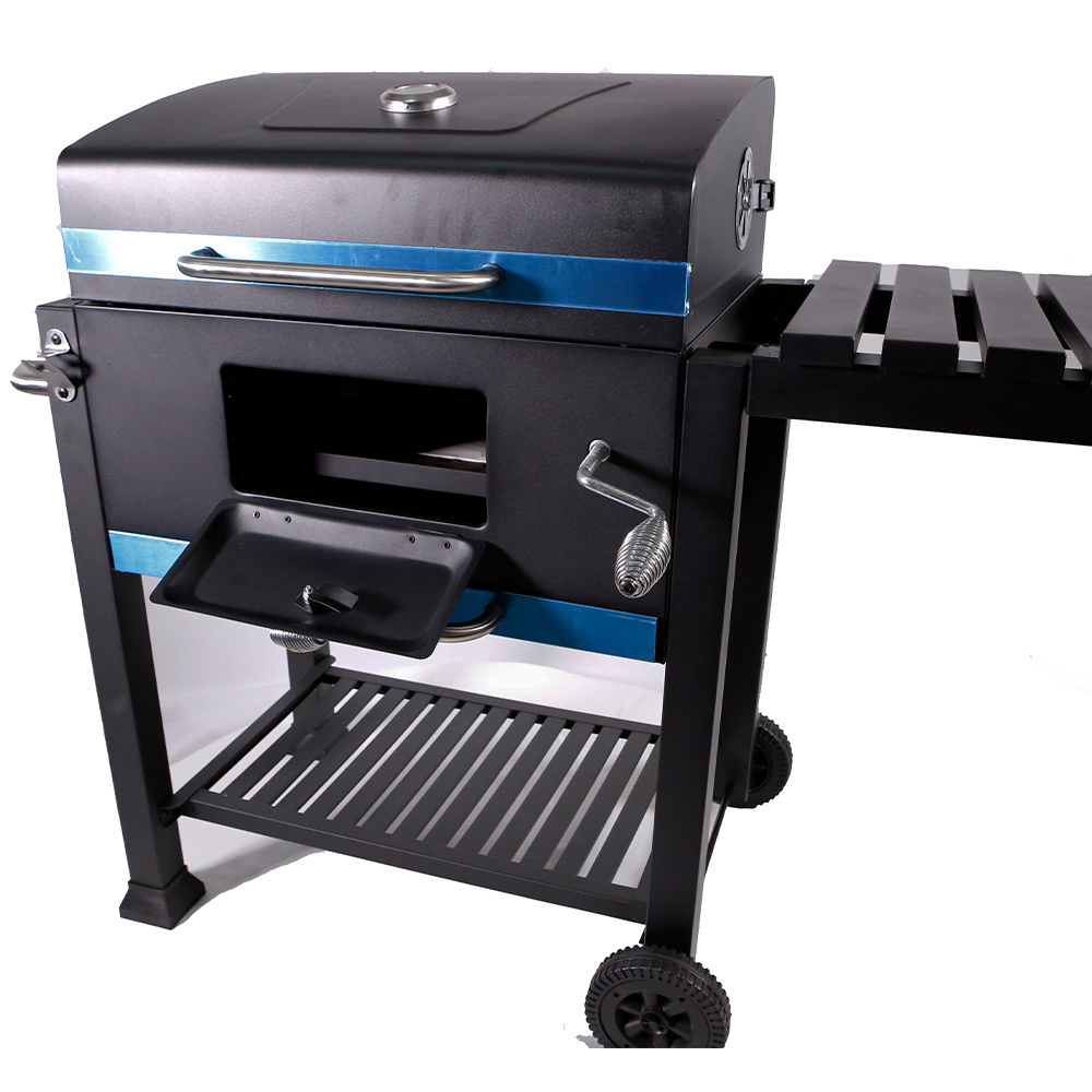 Large Heavy duty Commercial Stainless Steel Outdoor Gas  And Charcoal Bbq Grill  And  Removable Plate