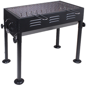 Heavy Duty Professional Adjustable Height Carbon Steel Meat Charcoal Barbecue Grill