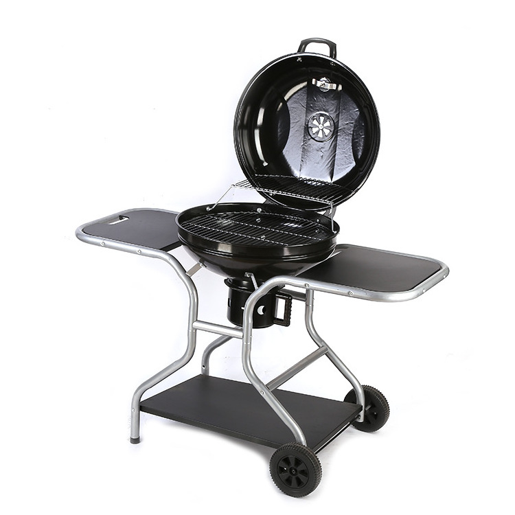 Steel Smoke Bbq Grill Charcoal Trolly Cart with Wheels Homesales Cawood Garden Aluminum Tool Trolley Kitchen Trolley Gas Trolley