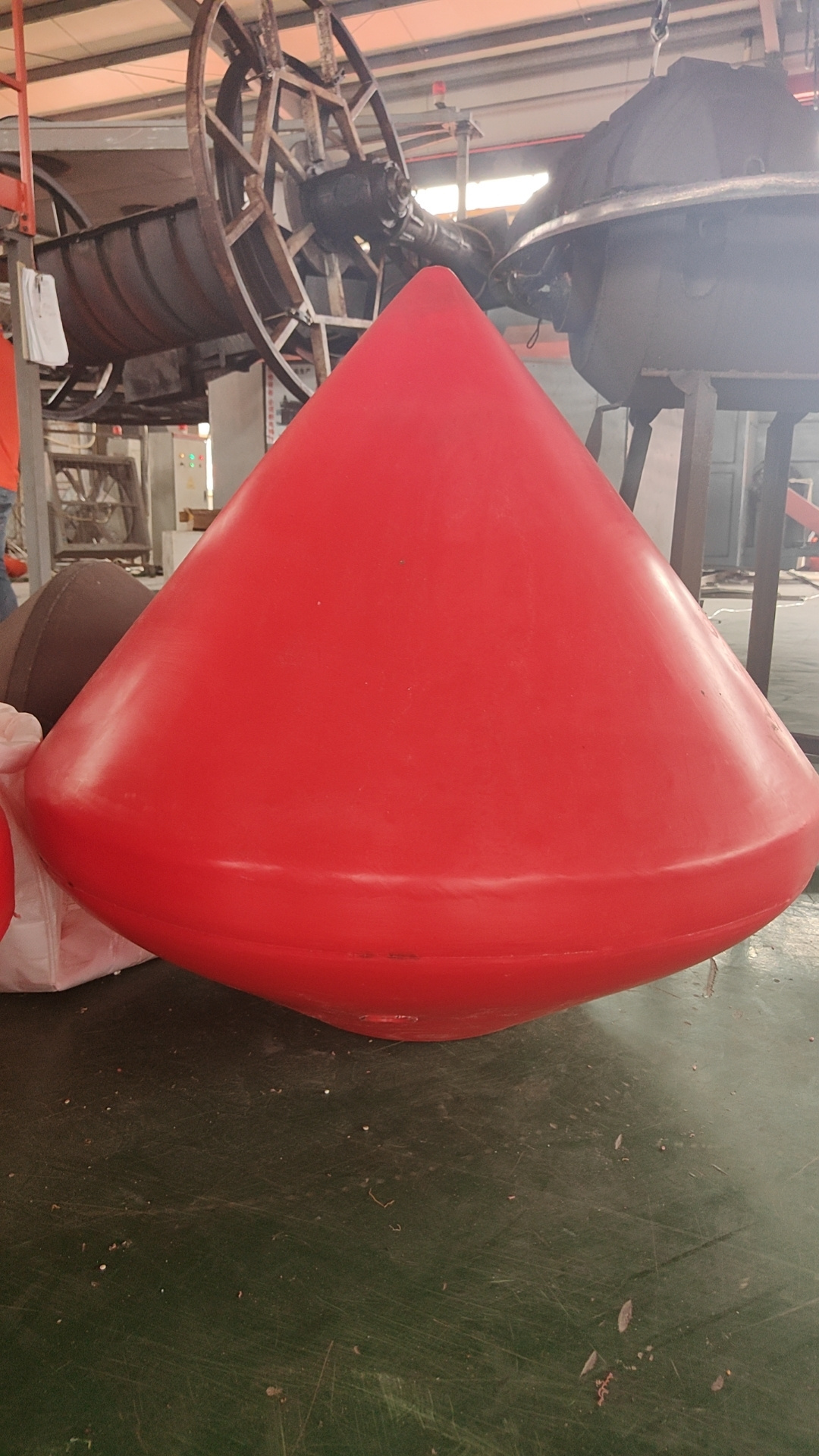 Factory Direct Sale Low Price Diameter 1000mm plastic floating lights surface marker buoy hdpe marine floating  navigation buoy