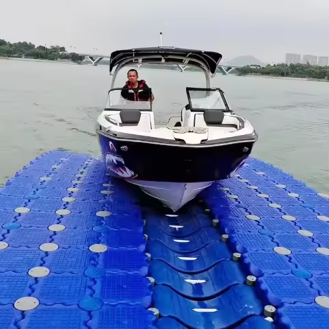 Wholesale High Quality HDPE Pontoon Cubes for High Buoyancy Floating Bridge Boat Jetski Dock/Swimming pool/Floating water house