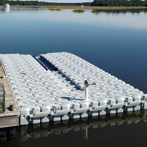 plastic modular floating dock jet ski pontoon cubes