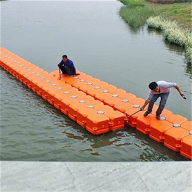 plastic modular floating dock jet ski pontoon cubes