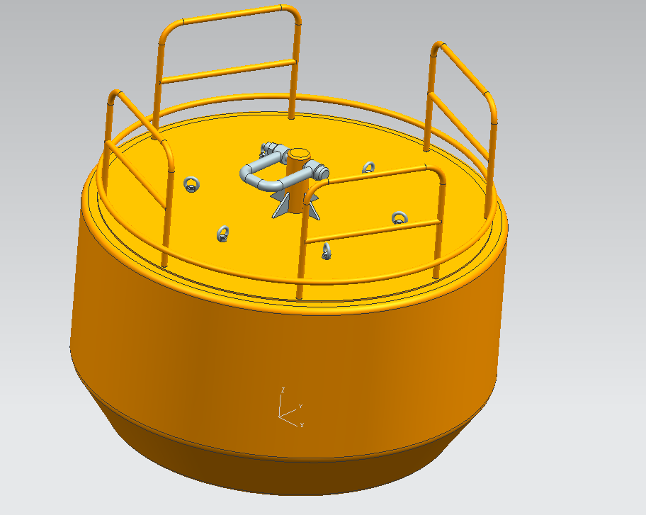 Mooring Buoy Marine Offshore Steel Customized Navigation HDPE Long Lasting ISO Standard ISO9001:2015 UV Resistant Soonest Hinge