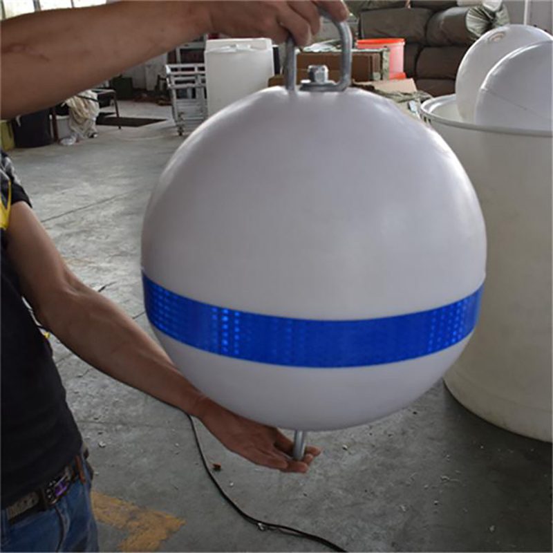 Customized different diameter plastic float ball buoy float for public safety area