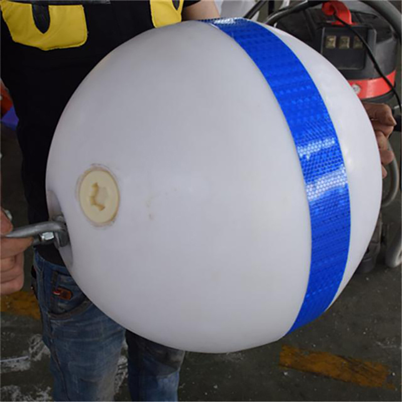 Customized different diameter plastic float ball buoy float for public safety area