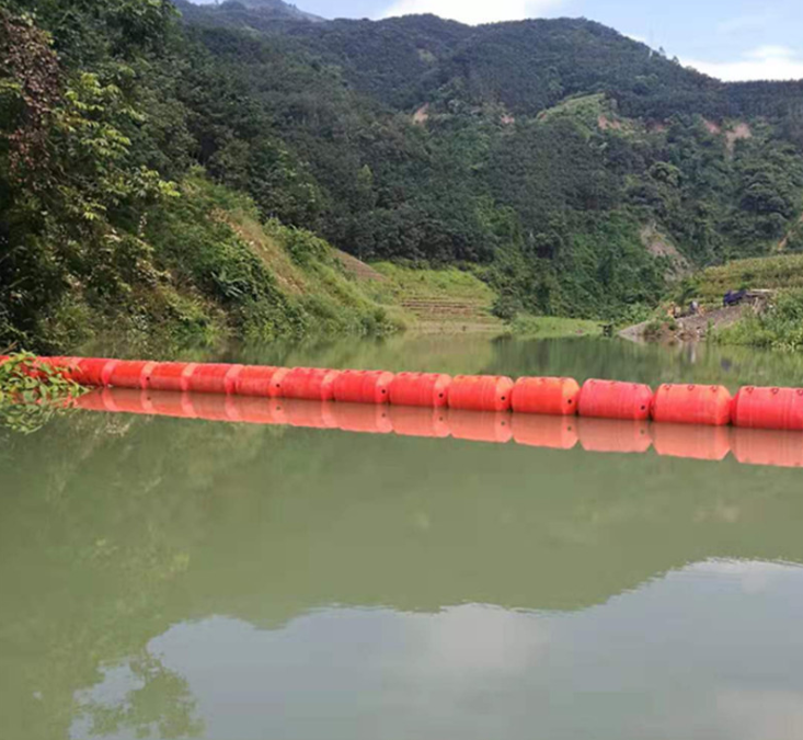 orange marine dredging pipe float for HDPE pipe, cable and hose(FT3645)