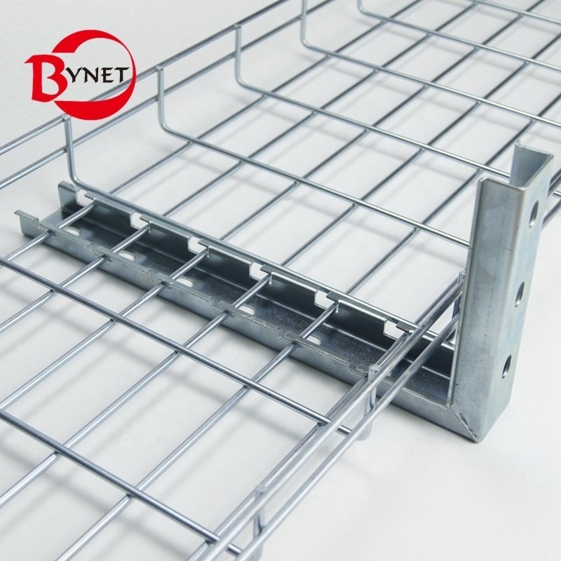 Ningbo BYnet hot sale electro galvanized wire mesh cable tray for data center