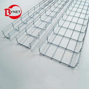 Ningbo BYnet hot sale electro galvanized wire mesh cable tray for data center