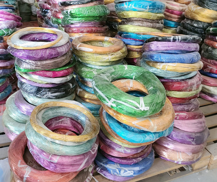 BZ-098 Customized processing colorful Aluminum Soft Diy Craft Bonsai Wire Aluminium Bonsai Wire, Bonsai Wire Aluminium