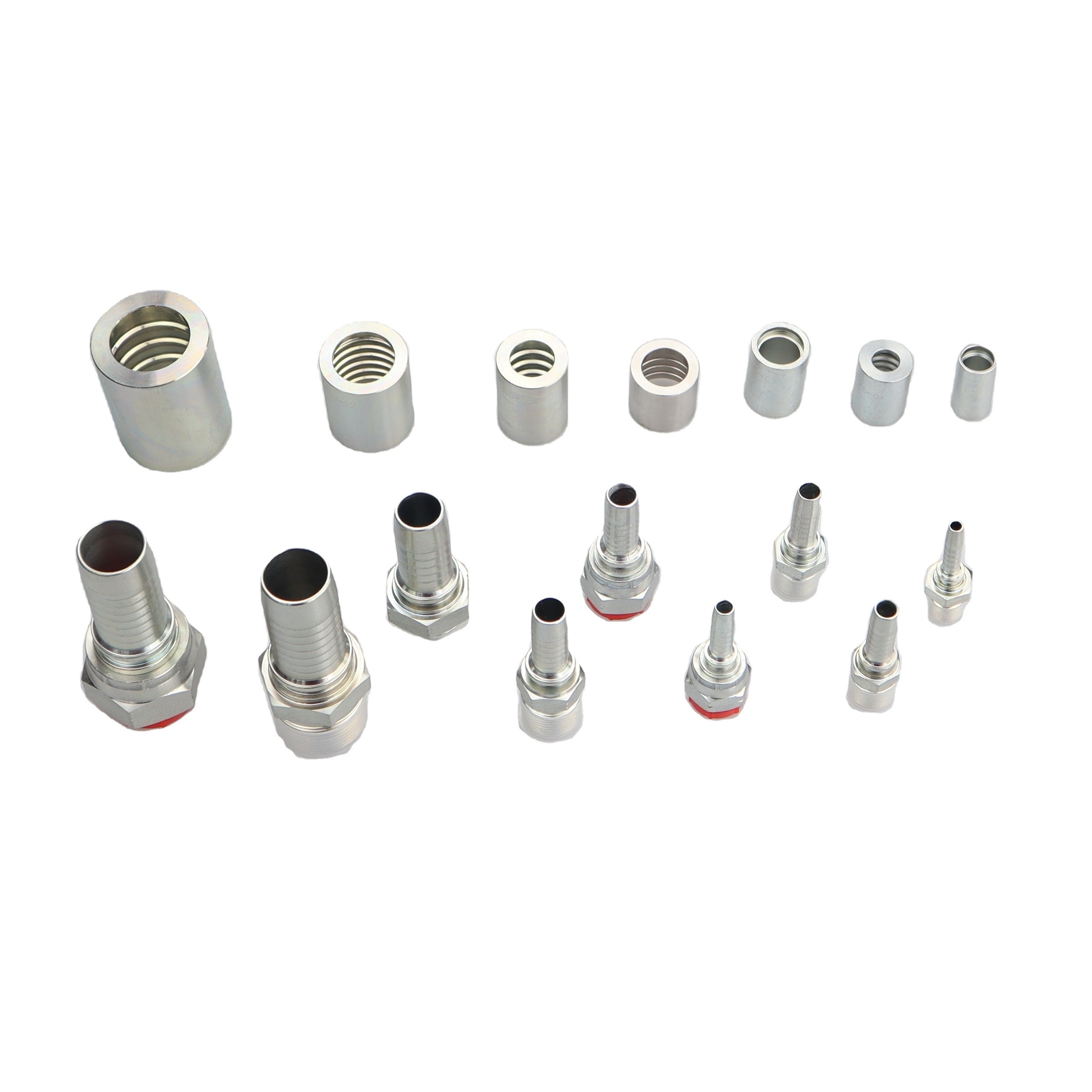 00400 Hydraulic Hose Ends For Hydraulic Ferrule Fittings crimp couplings sleeve fitting