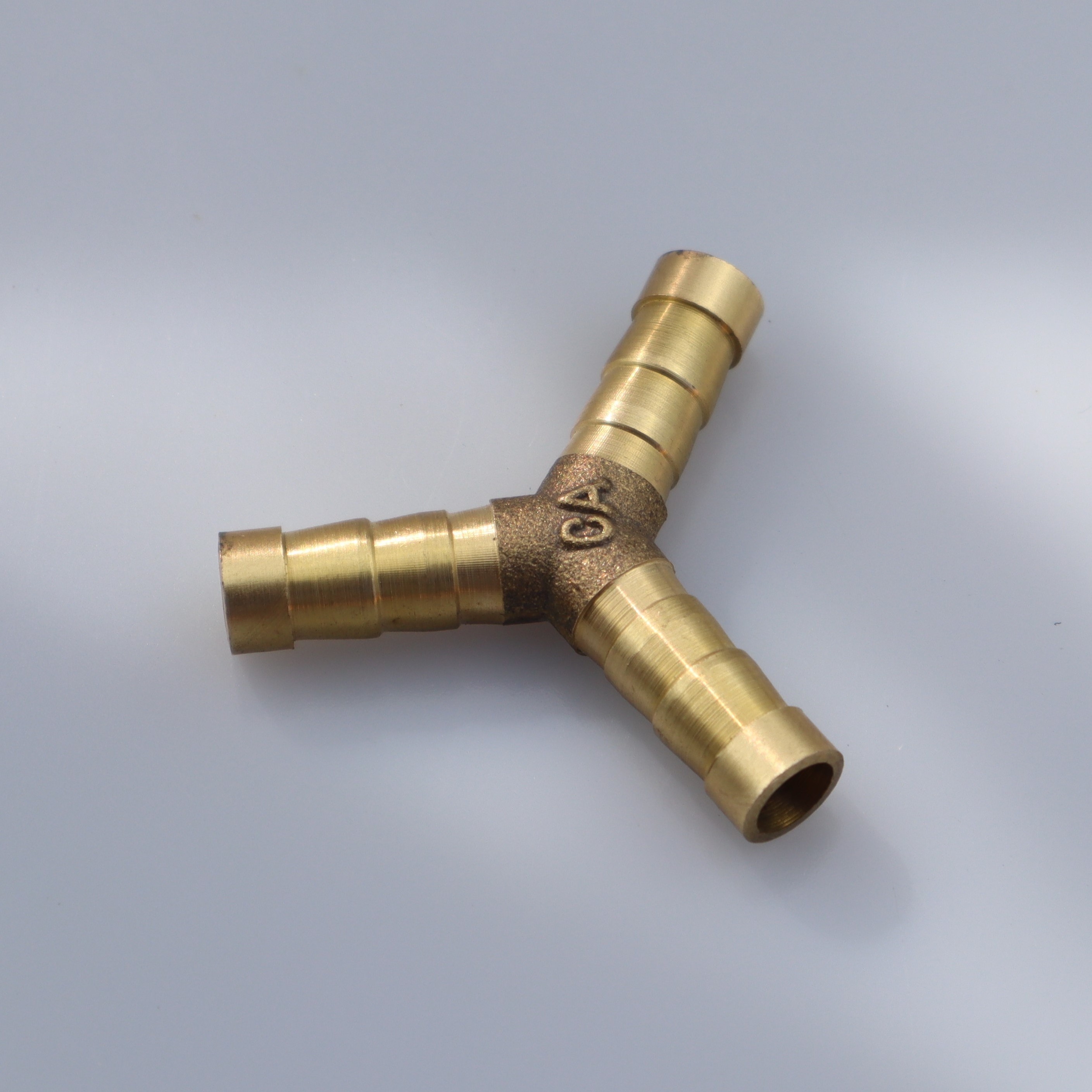 BZ-001 Small size Y Joint Nipple for Garden Hose Reducing diameter brass y connector Three-way Tee joint Y shape Pipe fittings