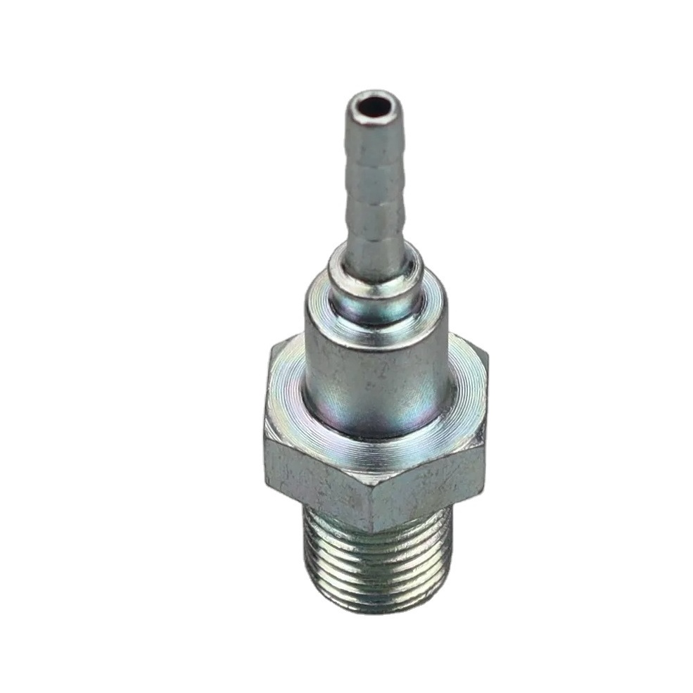 BZ-332 stainless steel convex crimp female metric M10*1,M10*1.25,M10*1.5 brake hose end fitting with crimp sleeve