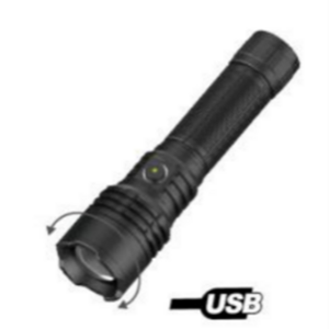 Highlight 3000 Lumen Multifunctional Portable LED Rechargeable IPX4 Waterproof Flashlight