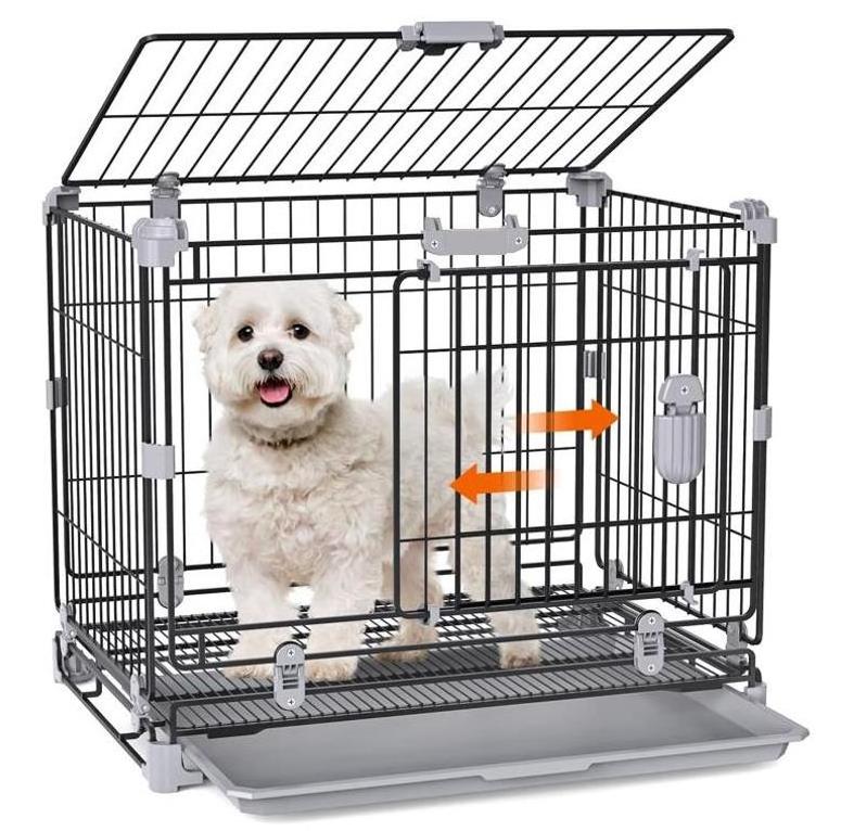 48 30 inch Foldable Collapsible Metal Large Xxl Dog Cage Metal Kennels Stackable For Large Dog Wholesale Dog Crate