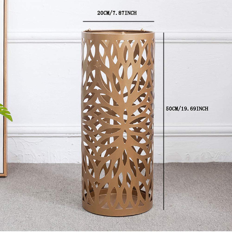 Customized Metal Round Shape Umbrella Stand Holder Rack For Indoor Outdoor