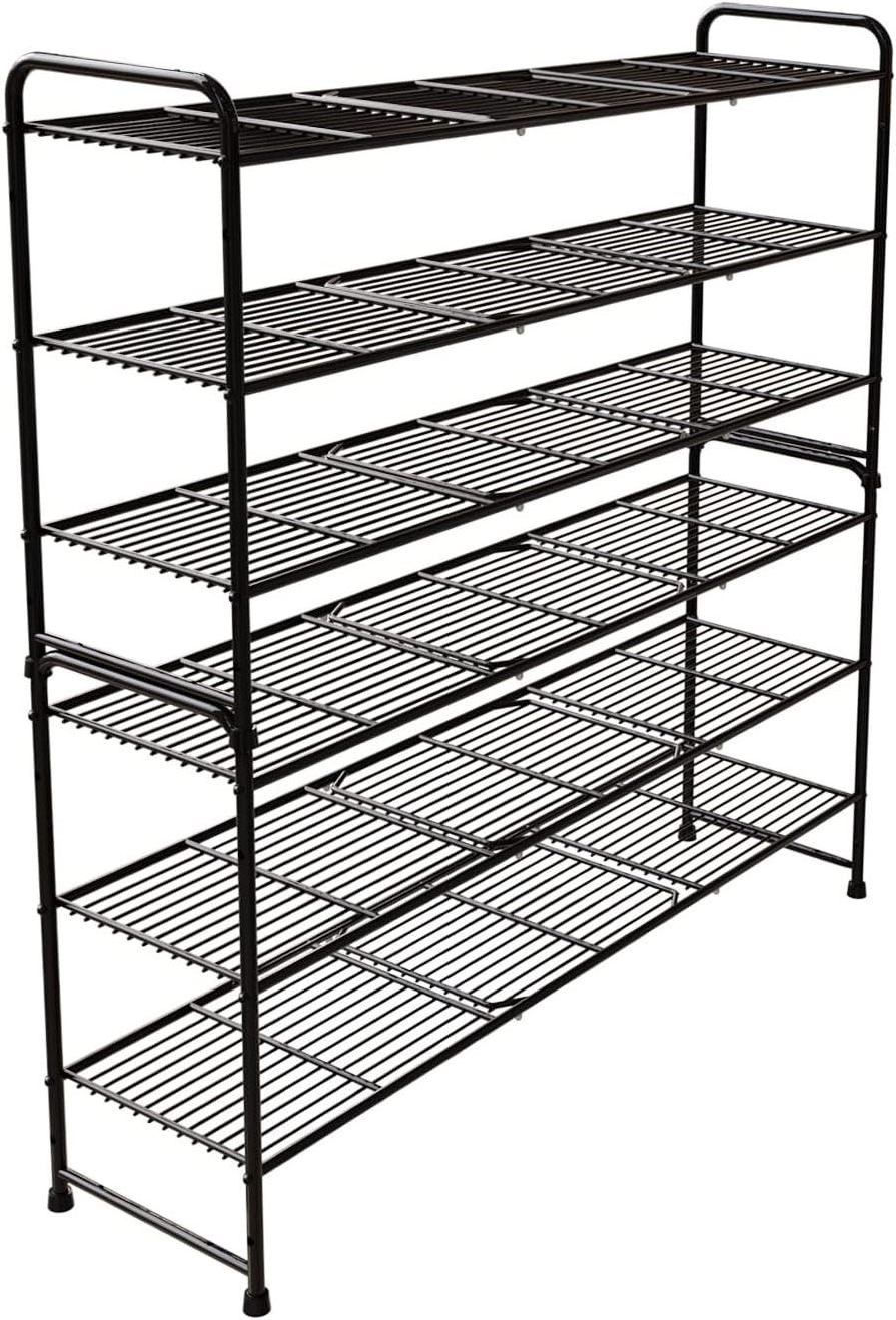 Hot Design Manufacture Metal Storage Shoe Rack 3 Tiers Boots Sneakers Shelf Storage Furniture Shoe Holder For Home