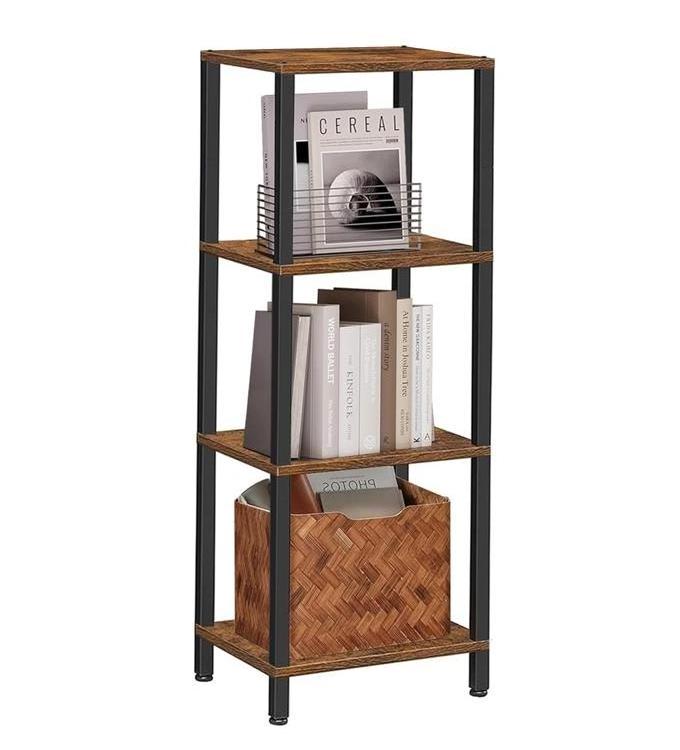 Wholesale Hot Sale School Library 3-Tier Bookcase Metal Book Cabinet Industrial Storage Display Book Rack Furniture Book Shelf