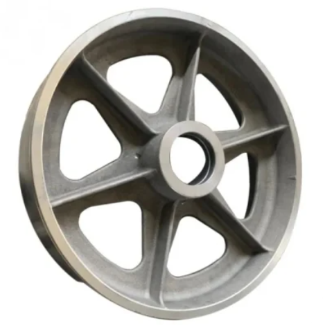 China Manufacturer Sand Casting Cast Iron Alloy Steel Machinery Parts Sprocket Wheel Flywheel