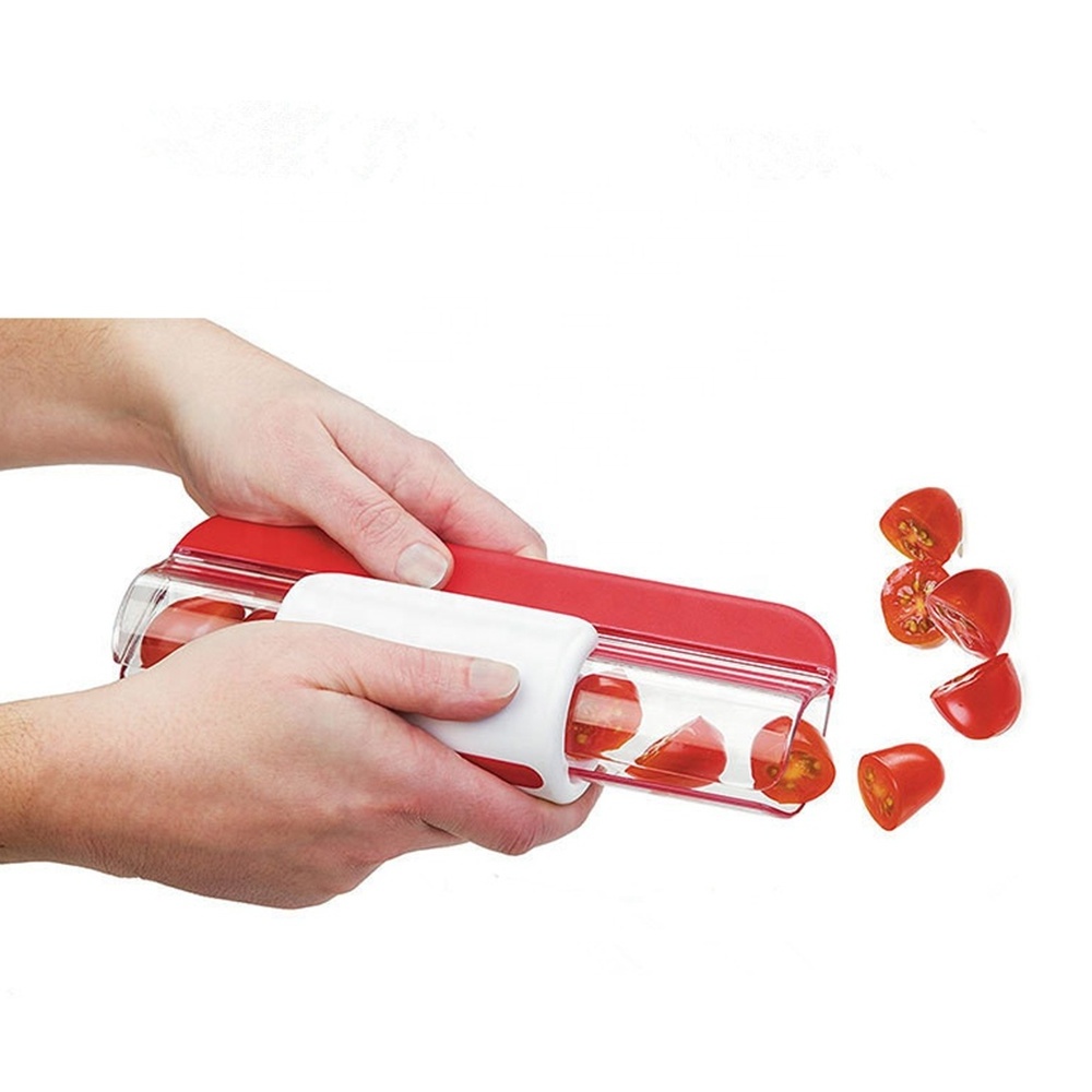 Newinhome Kitchen Vegetable Slicer Cutter Handheld Tomato Cutter