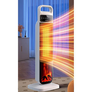 PTC ceramic tower heater electric fan heater portable fireplace digital display with remote control