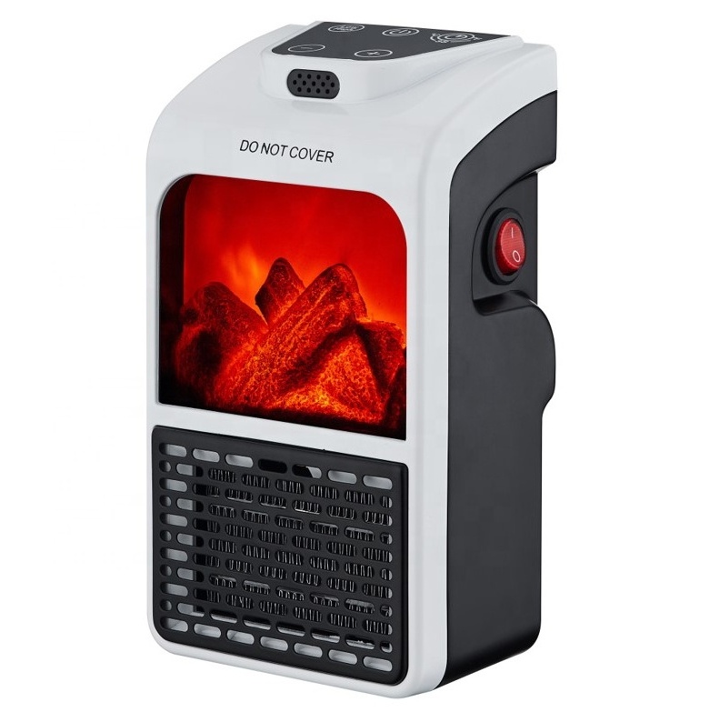 Portable Mini Ceramic 3D Fireplace Space Heater Plug-in heater