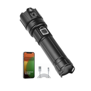 LED p70 torch light long range waterproof rechargeable flashlights powerful white laser flashlight