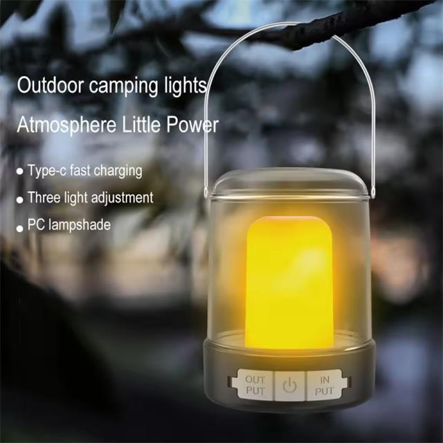 outdoor rechargeable home and camp lantern camping lanterns tent light led with power bank