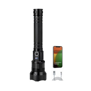 Super Bright 2km rechargeable powerful flashlight torche puissante flashlights high lumens 100000