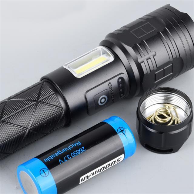 rechargeable strong light torch 3000 m range most powerful flashlight 2000 lumen flashlight tactical