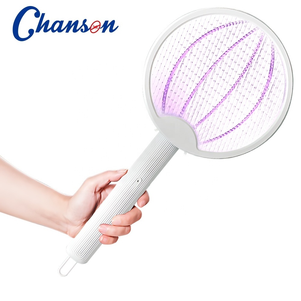 High quality folding rechargeable electric mosquito bats fly swatter