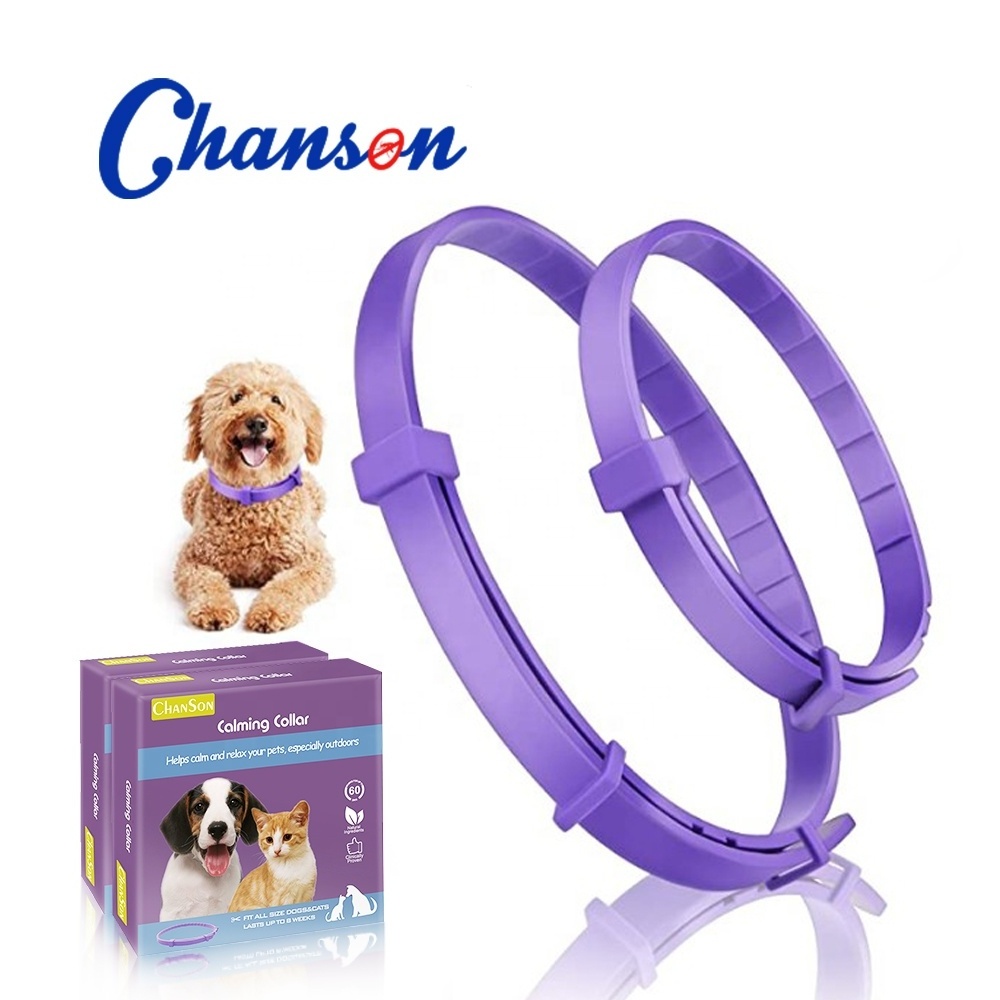 Wholesale manufacturer chanson adjustable dog cat calming collar